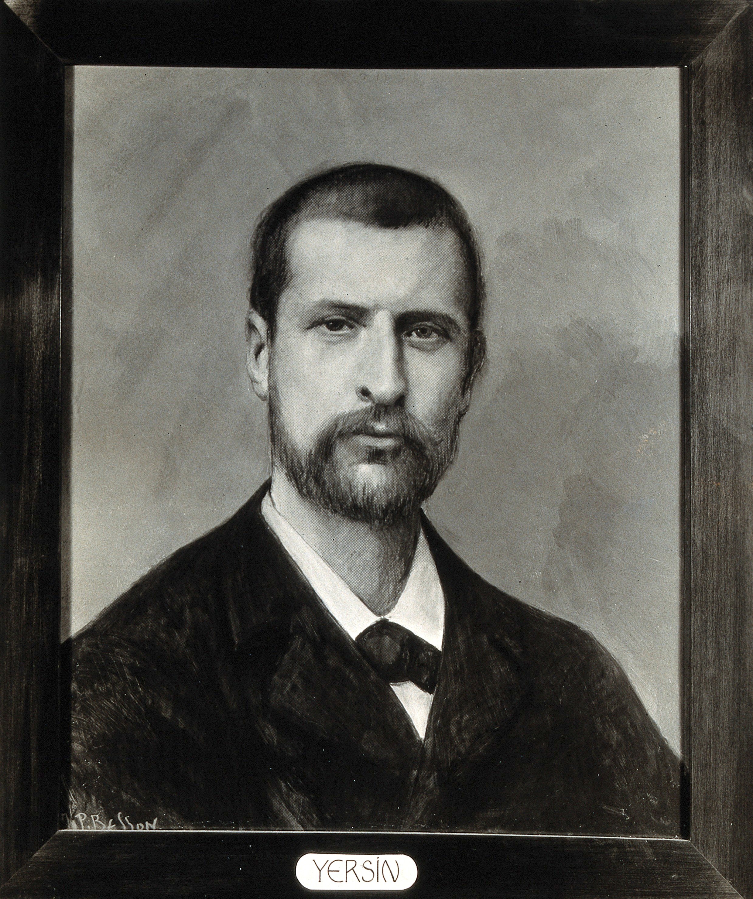 Portrait of Alexandre Yersin, Swiss-French bacteriologist, 1894